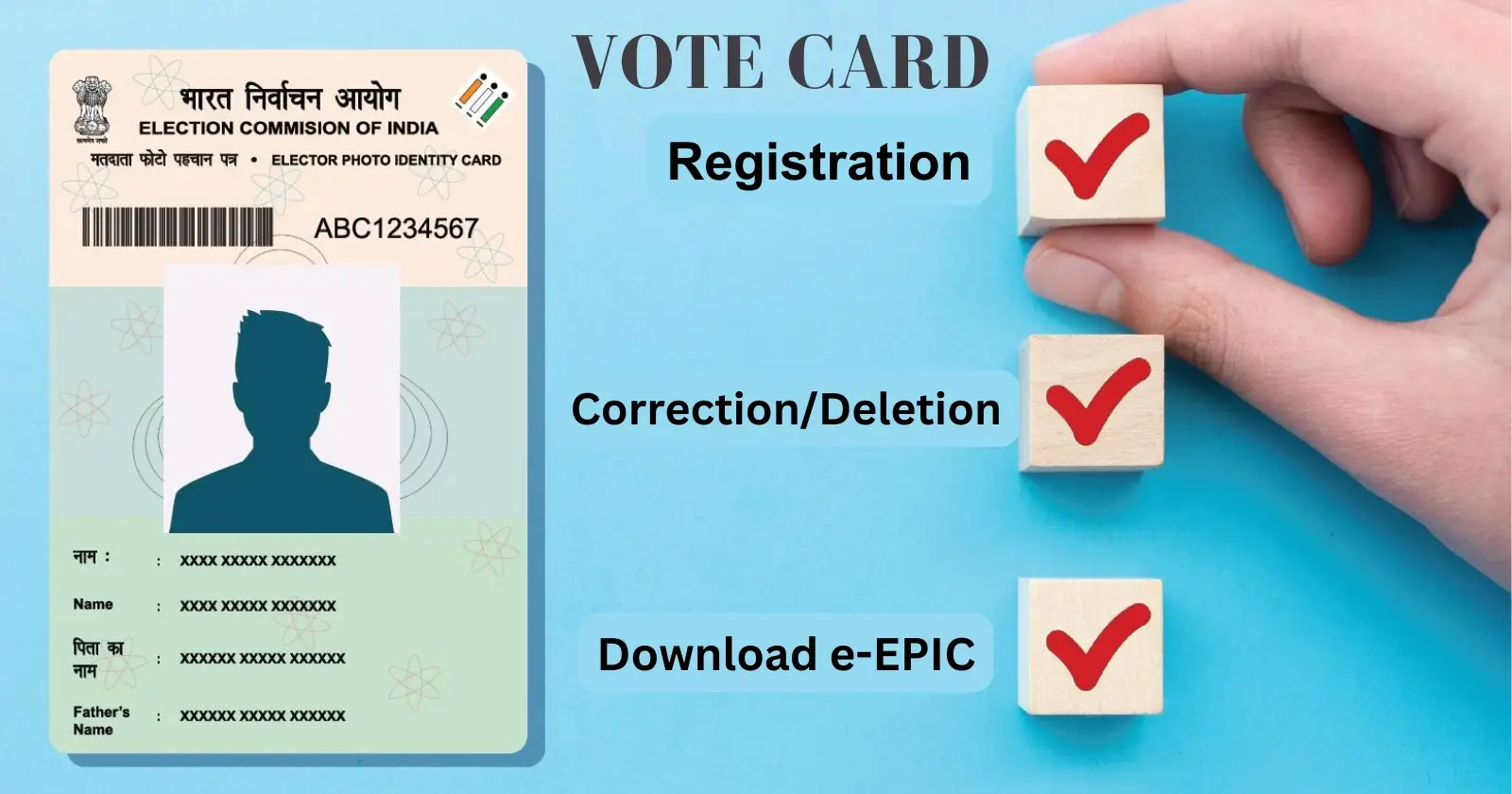 new voter id card download online