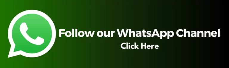 Follow Our Whats App Channel