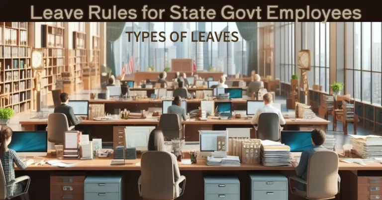 Leave Rules for State Govt Employees AP TS