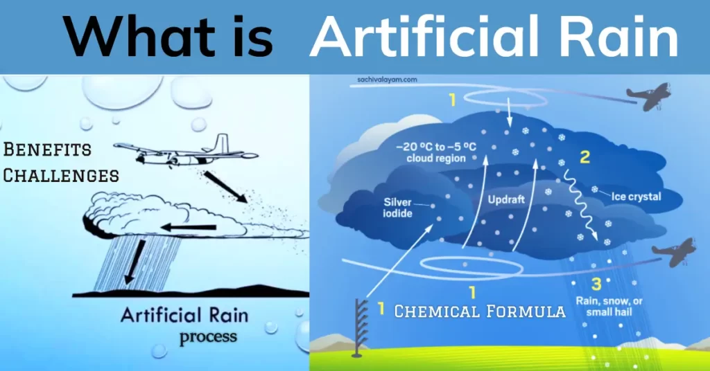 what is artificial rain chemical formula in India Full Info