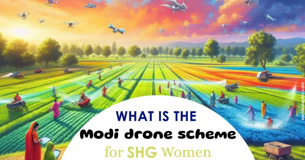 What is the Modi drone scheme drones to women self-help-groups shgs