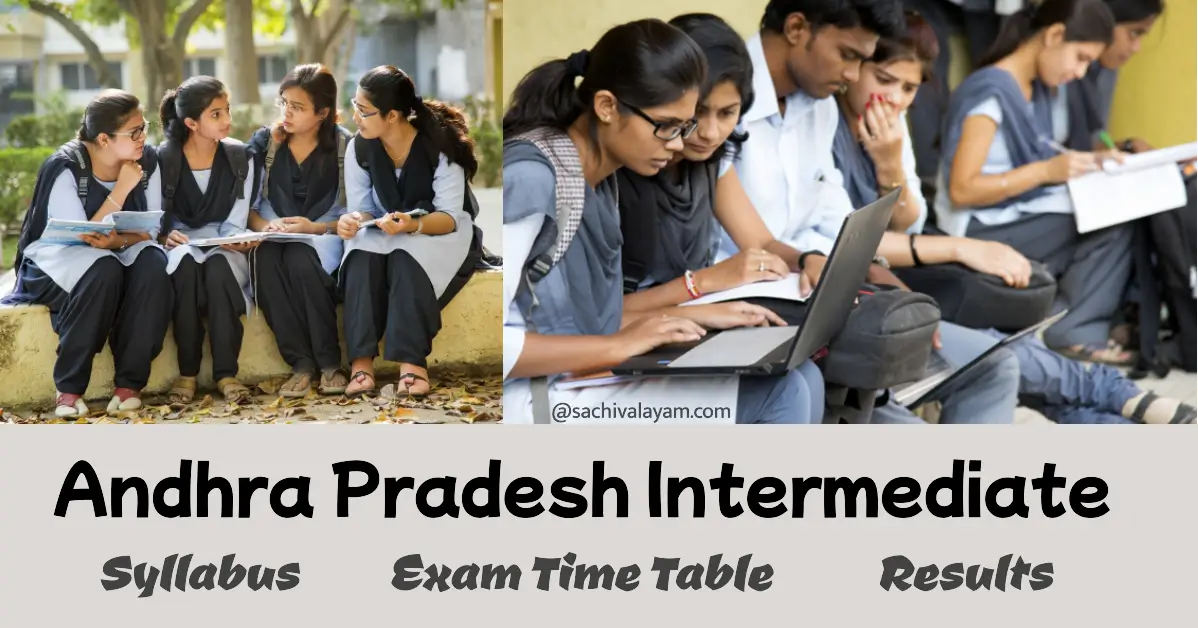 AP Intermediate exam 1st and 2nd Year New Time Table 2024