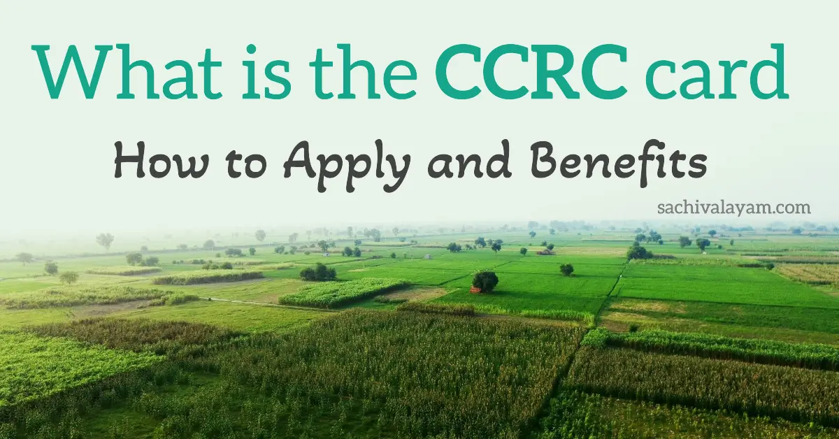 What is the ccrc card application download How to Apply and Benefits