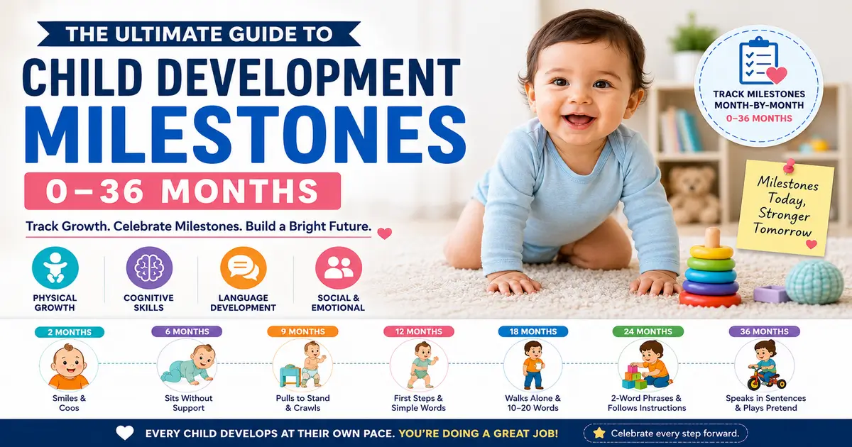 The Ultimate Guide to Child Development Milestones (0-36 Months)